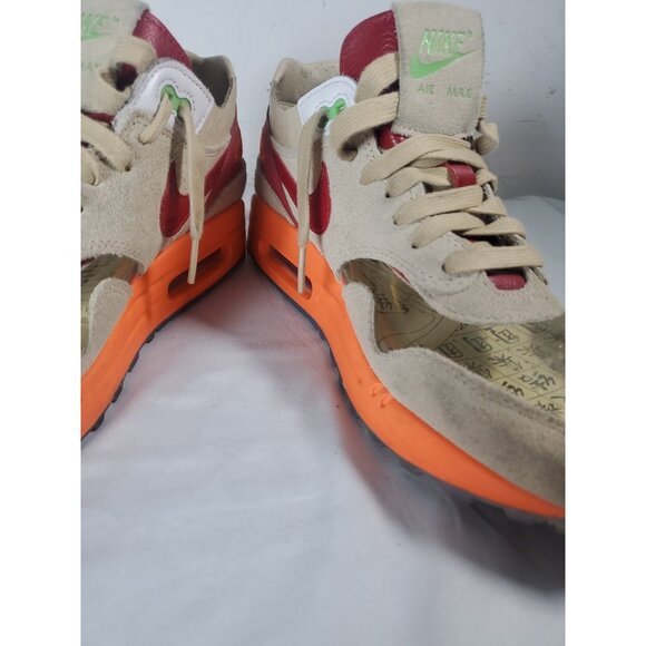 Nike x CLOT Air Max 1 2021 Kiss Of Death Size 9.5 DD1870-100 - Picture 8 of 16